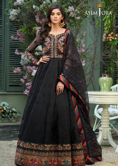 AJFC-38 EMBROIDERED ORGANZA 3 PCS