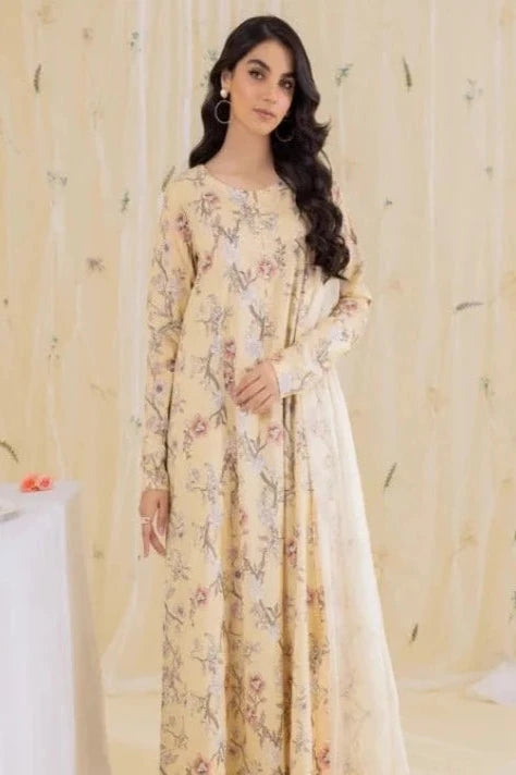 Printed 3 piece with dyed CottonNet Dubata