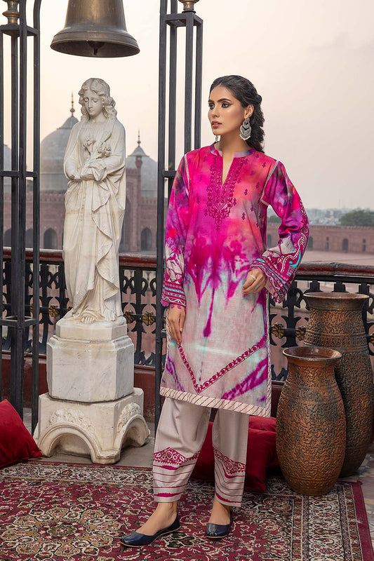 CHARIZMA 3PC Linen Printed Suit