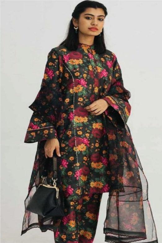 Baroque All Over Digital Print -DZ 007