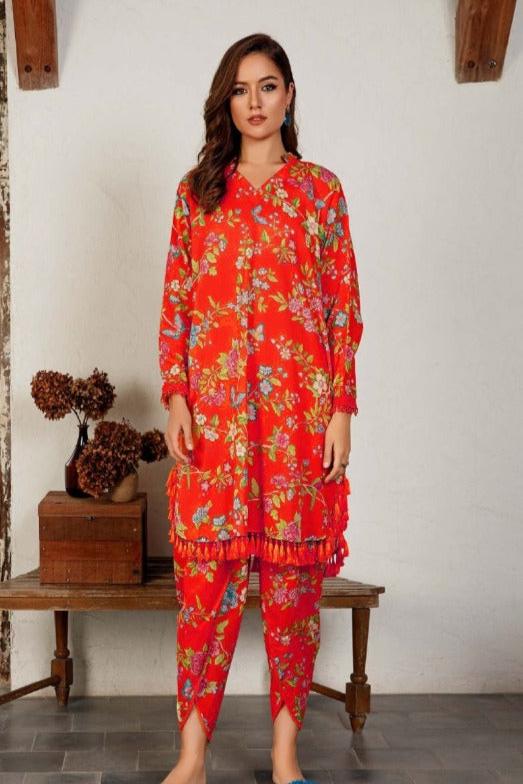 Baroque All Over Digital Print -DZ 005