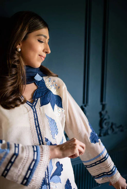 Embroidered Lawn Three Piece Summer d#1002