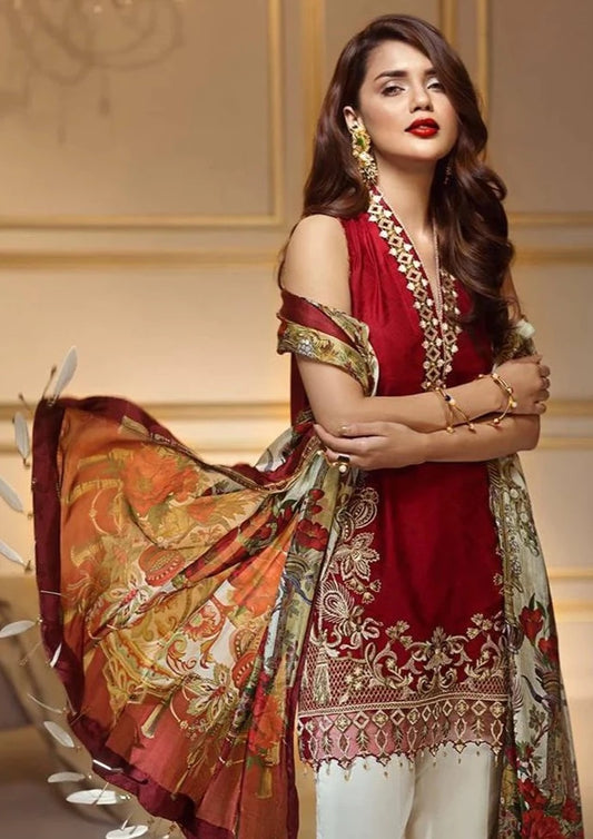 Anaya -3Pc Lawn printed summer Collection Suit