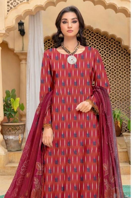 Zara shahjahan 3Pc Lawn Digital With diamond Dubata