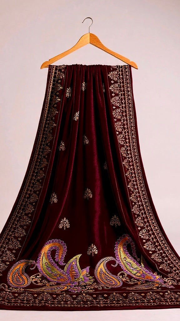 Luxury velvet Shawl