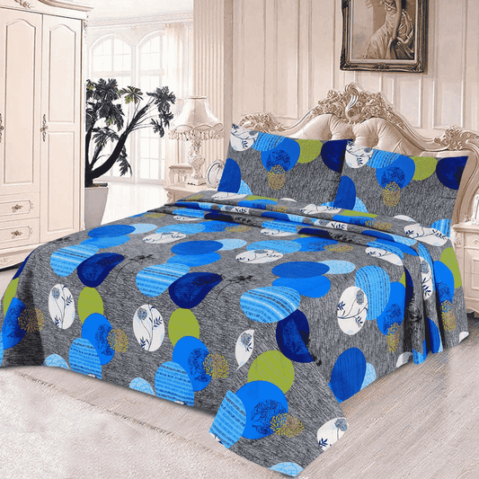 Crystal Cotton Bedsheet 3Pcs