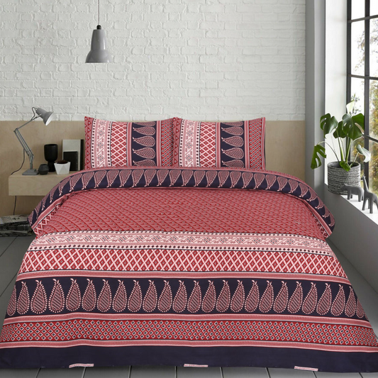 Crystal Cotton Bedsheets 3Pcs