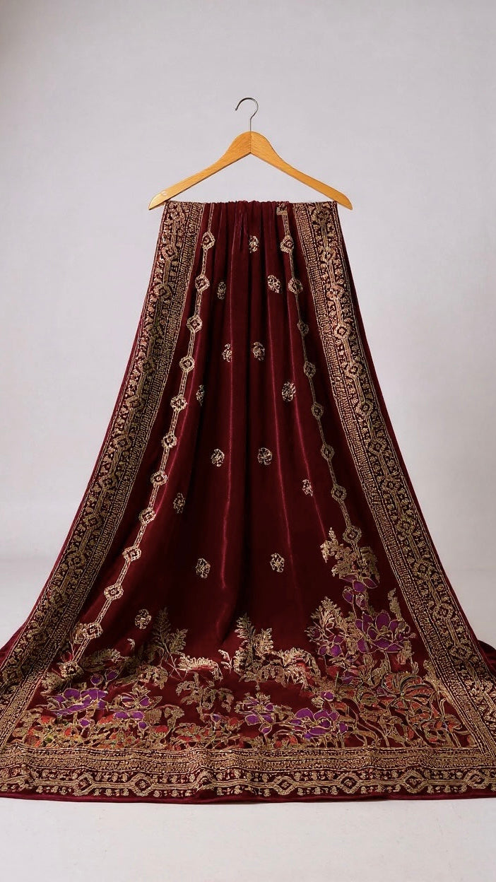 Luxury velvet Shawl