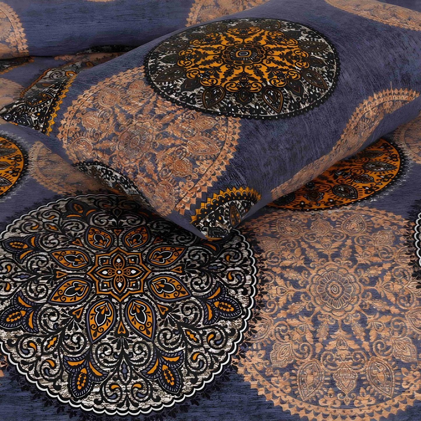 Crystal Cotton Bedsheet 3Pcs