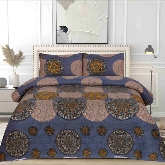 Crystal Cotton Bedsheet 3Pcs