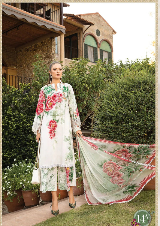 MARIA B -3Pc Lawn Digital printed summer Collection Suit