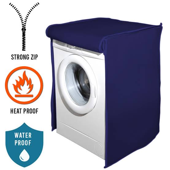 Waterproof Front Loaded Washing Machine Cover (Blue Color - All Sizes Available)