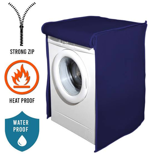 Waterproof Front Loaded Washing Machine Cover (Blue Color - All Sizes Available)