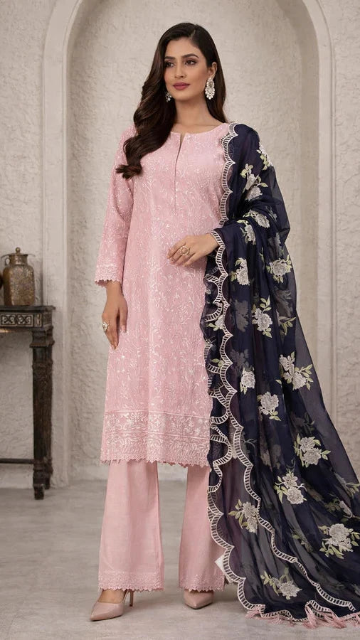 3pc embroidered lawn dress
