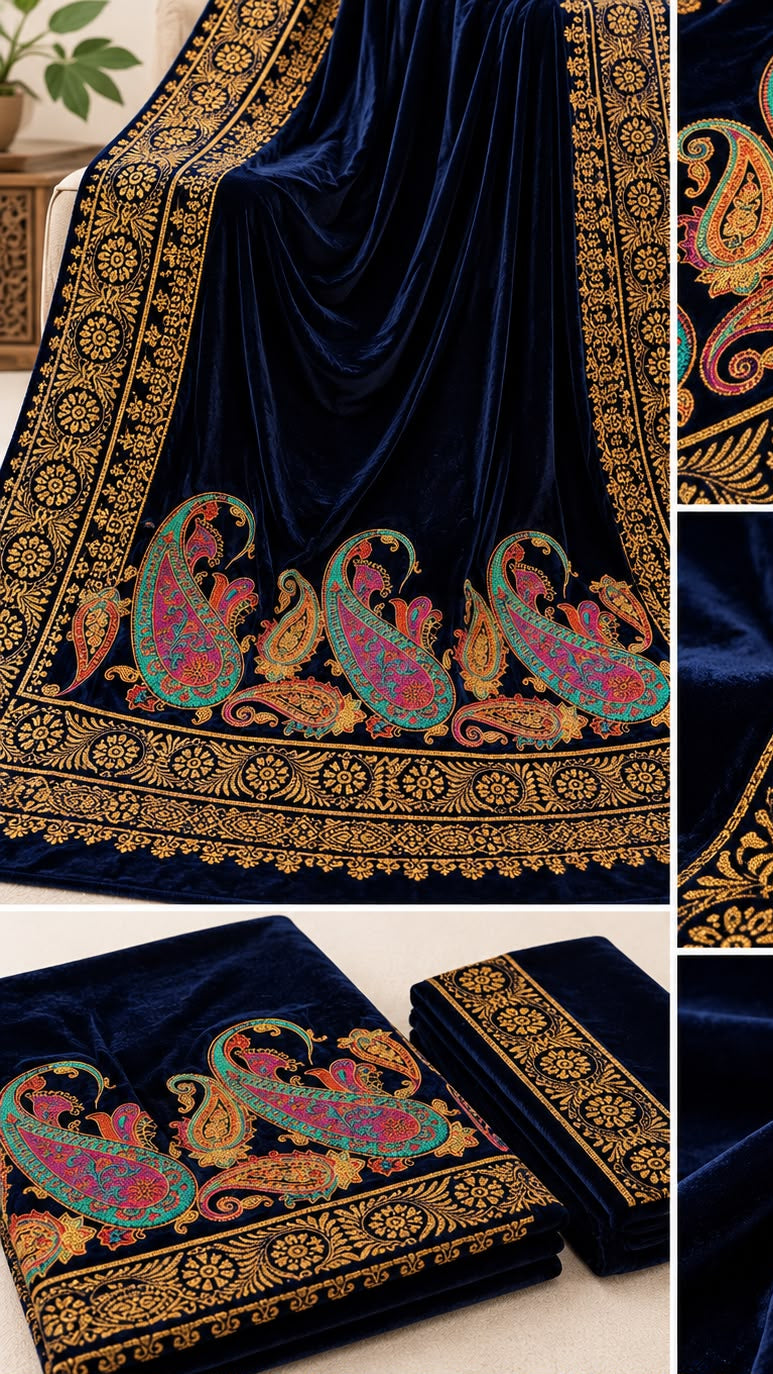 Luxury velvet Shawl