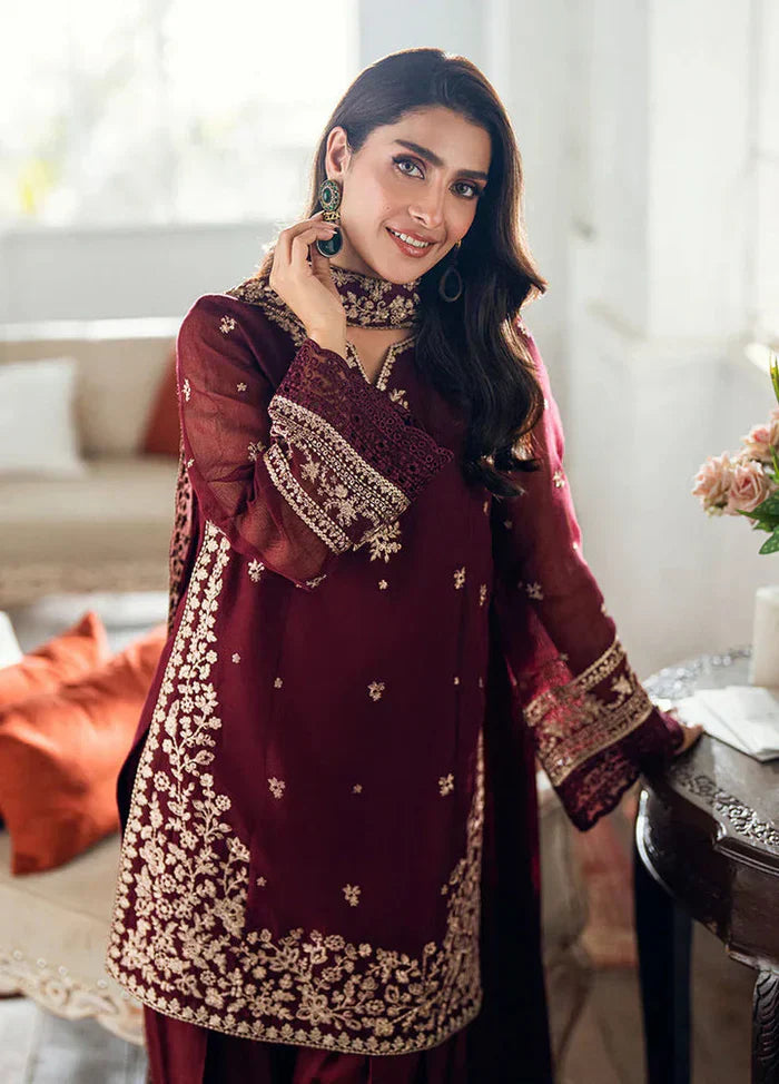 3pc unstitched Lawn Emb with Emb Dupatta