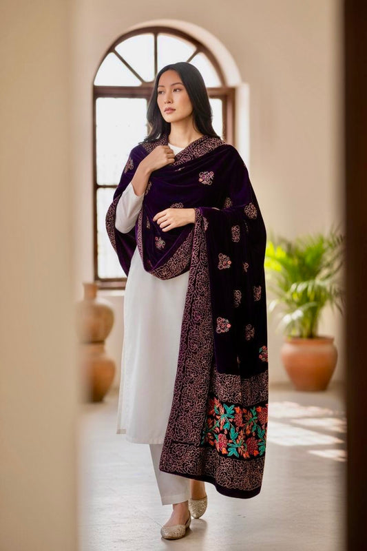 Luxury velvet Shawl