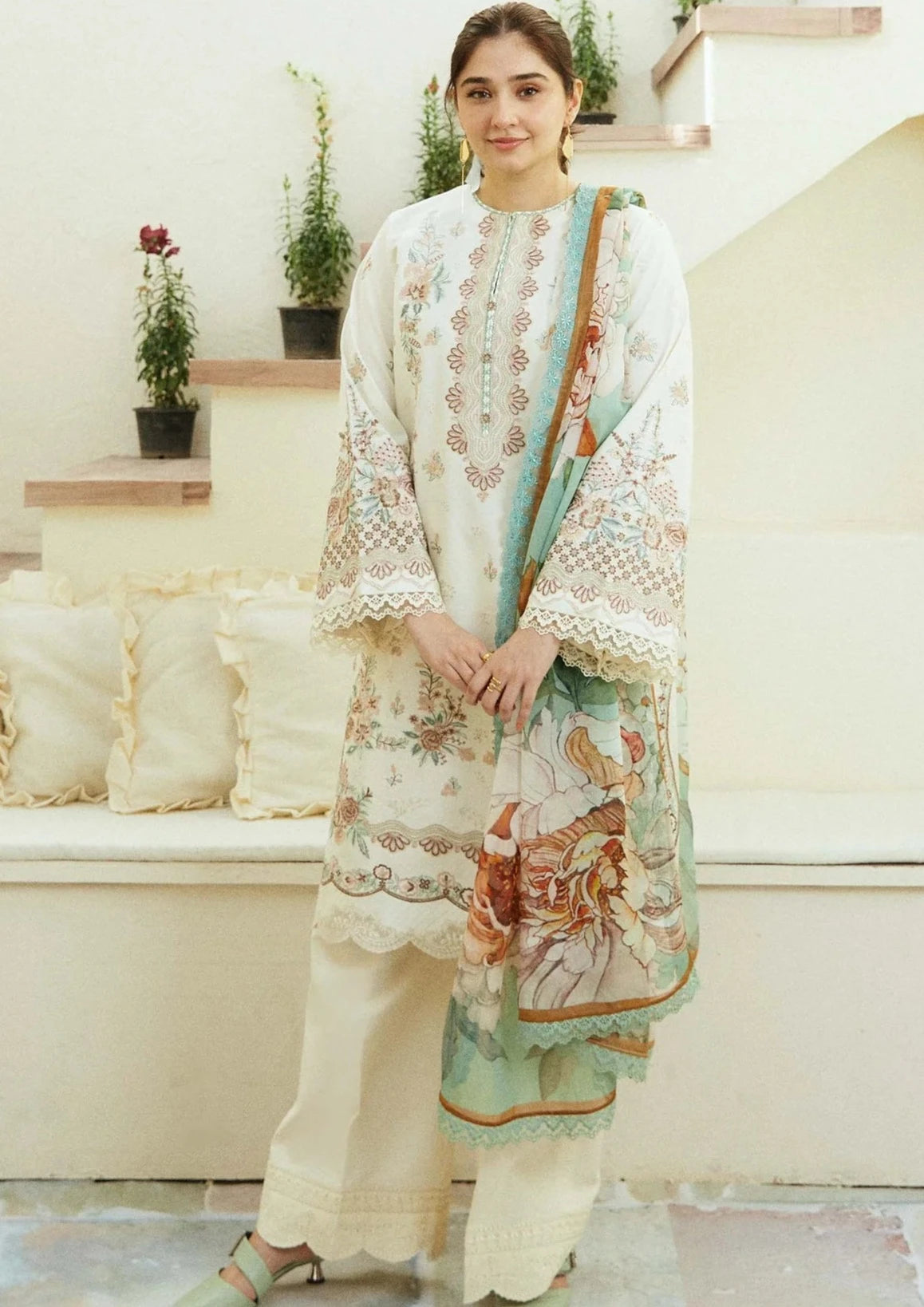 ZARA SHAH JAHAN EID 24 IVORY