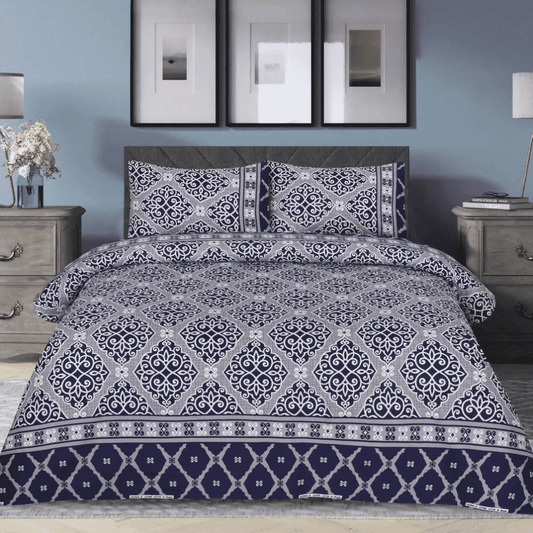 Crystal Cotton Bedsheets 3Pcs