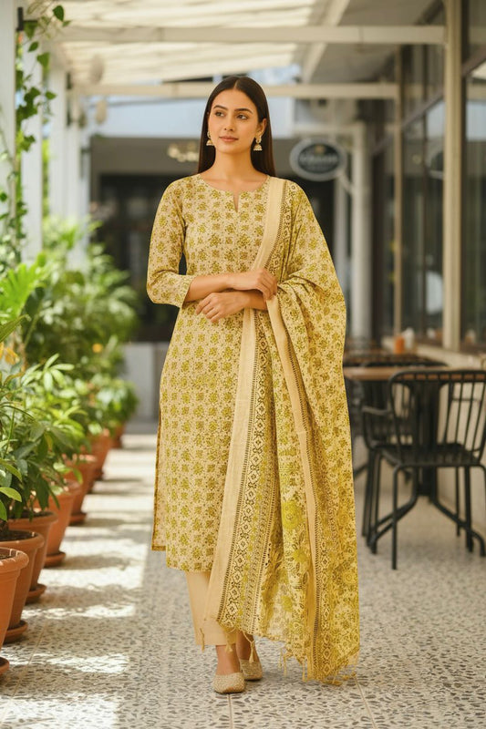 DHANAK MARINA THREE PIECE MOTHER COLLECTION
