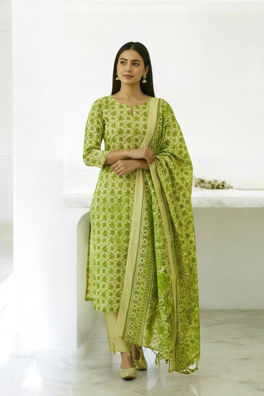 DHANAK MARINA THREE PIECE MOTHER COLLECTION