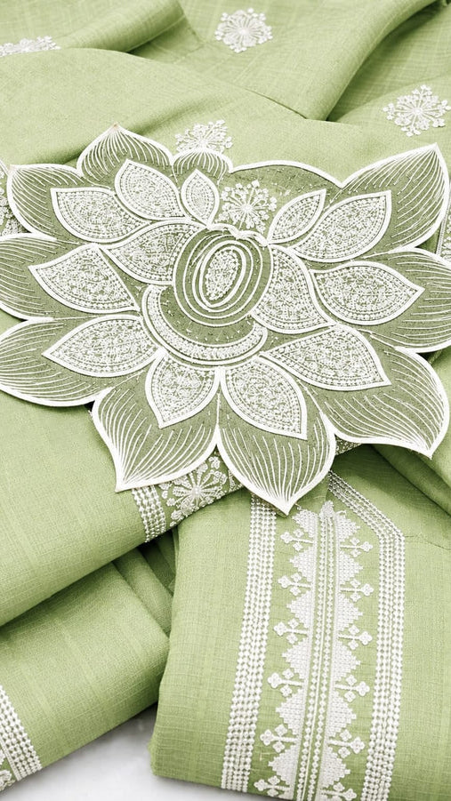 LAWN EMBROIDERED SUIT WITH LAWN READY TO WEAR DUBATA 5020