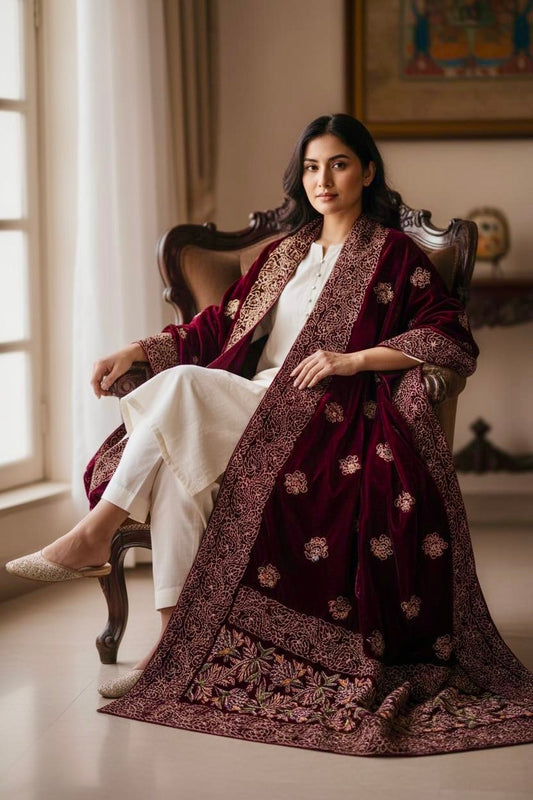 Luxury velvet Shawl