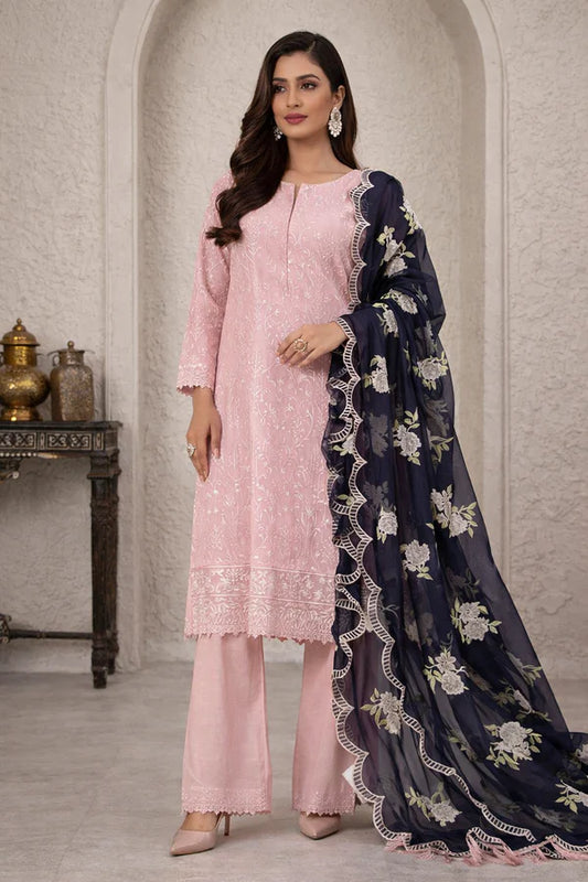 3pc embroidered lawn dress